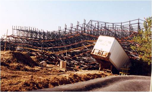 Structural Collapse (courtesy Midwest Steel 2008)